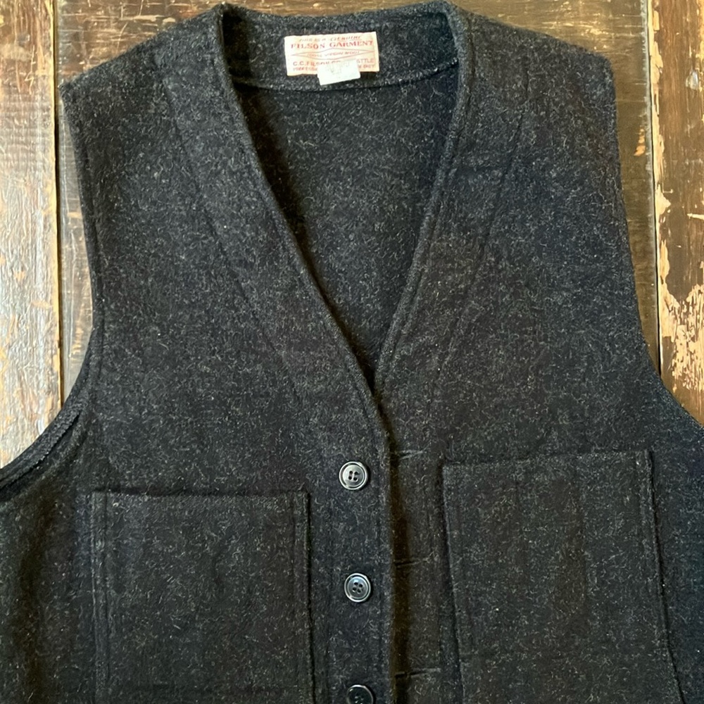Filson wool western vest
